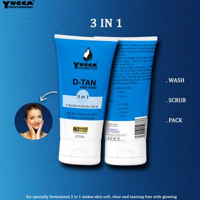 Yucca D-Tan Face Wash 3 In 1