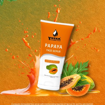 YUCCA PAPAYA FACE SCRUB.
